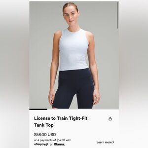 Lululemon tank top